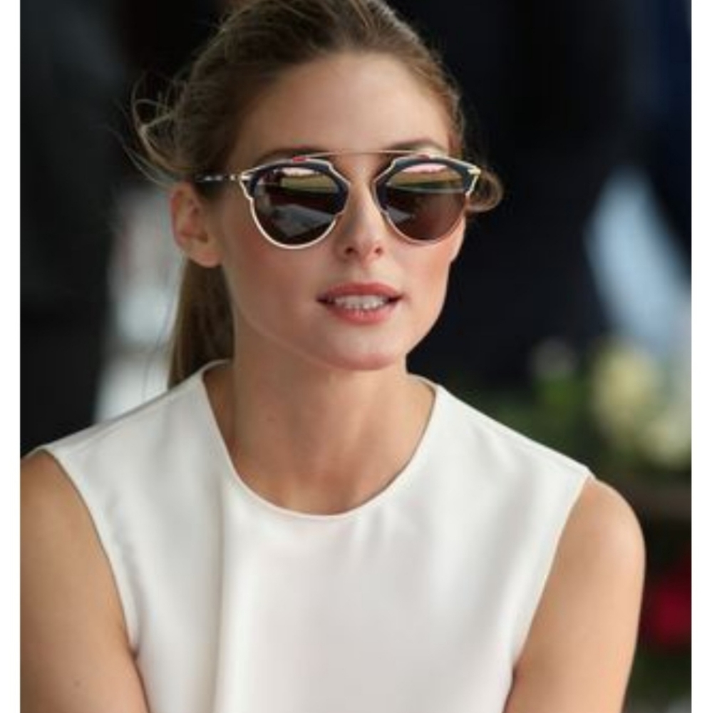 Dior So Real Brow Bar Aviator Sunglasses #3 - Picture 2 of 13